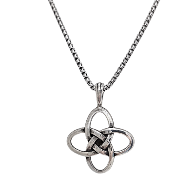 Celtic Knot Sterling Silver Pendant · Urban Sterling Silver